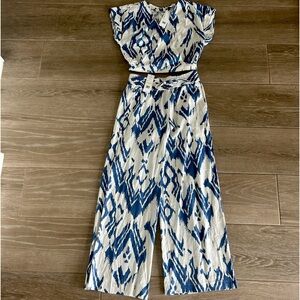 Sam Edelman linen blend set, NWT!